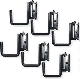 Llm3206b Kopkio 6 Pcs E Track J Hooks Heavy Duty X Steel Hanger 6pcs Black