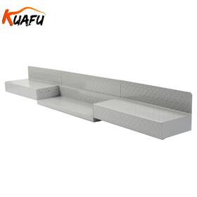 Flm000005156 Kuafu 83 Inch Rear Step Bumper For Enclosed Kuv Body Universal Steel Gray Powder Coated