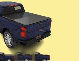 Bc3c1201 Kuiperauto Soft Tri-fold Tonneau Cover For 15-25 Chevy Colorado / Gmc Canyon 61 Inch Bed Amz40