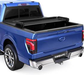 K102gb10102 Kuiperauto 3-fold Soft Tonneau Cover For Ford F-150 2015-2025 5.5 Ft Bed