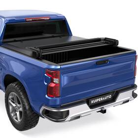 K102gb205-1 Kuiperauto Quad Soft Truck Bed Tonneau Cover 5.8ft 69.6 Inch 2007-2013 Chevy
