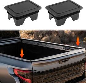 Qph0174 Kutyun 2pcs Stake Pocket Covers Truck Bed Rail Caps Dustproof Hole