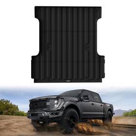 Xs-fd01b Lasfit Liners For Ford F-150 2015-2023 5.5 Ft Trunk Bed Mat Liner All Weather Protection Black
