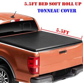 687o44101o98 Leadzm 5.5ft Soft Roll-up For 2015-2023 F150 Tonneau Cover Truck Bed