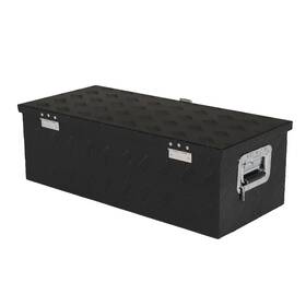 Eb-332712-68 Leadzm 30 Inch Heavy Duty Black Aluminum Tool Box Truck Storage Underbody Atv/rv/trailer
