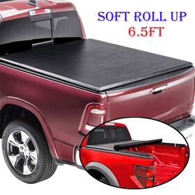 Gt-6462 Leadzm Truck Bed Pickup 6.5ft Soft Roll-up Tonneau Cover For 2009-20 Ford F150 Lariat