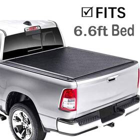 Td-sr8065038 Leadzm 6.6ft Soft Roll-up For 2007-2023 Silverado Sierra 1500 Tonneau Cover Truck Bed