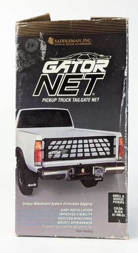 Lebra 042374550361 Saddleman Gator Net Pickup Truck Tailgate Small/med Size Nos New