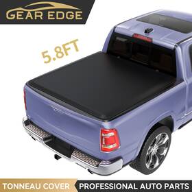 Beyshu9iob Ledkingdomus Roll Up Tonneau Cover For 2019-2026 Chevy Silverado Sierra 1500 5.8ft Truck Bed