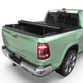 Mamus2ossi Ledkingdomus Soft Roll Up Truck Bed Tonneau Cover For Dodge Ram 1500 2019-2026 5.7ft Led