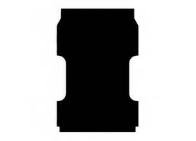 Tf3-043-02 Legend Fleet Solutions For 11-22 Ford F250 Sd 8ft Bed Automat Bar Truck Rubber Mat