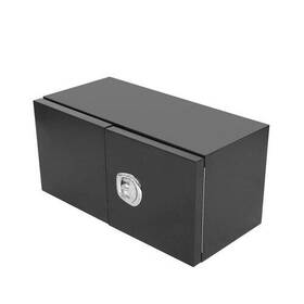 Littlestar2018 Tl66524-g Bk 36 Inch X 18 Steel Truck Tool Box With Barn Door Trailer Organizer Chest