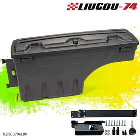 Liugou74 Big45122 Fit For 02-18 Ram 1500 2500 3500 Abs Truck Bed Storage Box Driver Side Us Stock