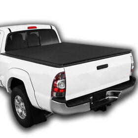 Alo011245 Lock Hard Solid Tri-fold Tonneau Cover Fit For 2005-2015 Toyota Tacoma 5ft Bed