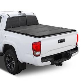 171103m32401k180203 Longhongauto 3fold 5ft Soft Tonneau Cover For 16-24 Toyota Tacoma Cab Pick Up Truck Bed