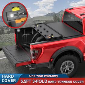 97m042503k Longhongauto 5.5ft 3-fold Hard Alu Truck Bed Tonneau Cover For 2004-2015 Nissan Titan