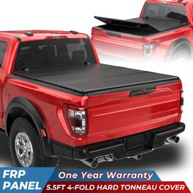 M042442-k Longhongauto 5.5ft Hard Truck Bed Cover Tonneau Frp Pp For 2007-23 2024 Toyota Tundra