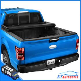 317-h82097 Love4kiki-direct K 6ft 3-fold Hard Tonneau Cover For 2015-2022 Chevy Colorado Gmc Canyon Truck Bed