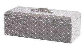 5116 Lund 103750490067 Challenger Series Brite Hand-tote Storage Box Silver