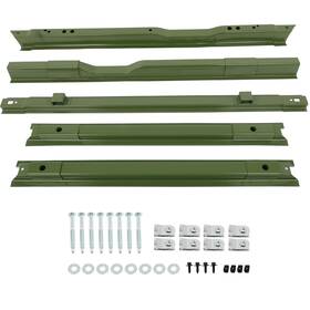 13310374 Luxfineparts 5x Track Truck Bed Rails Long For 99-18 Ford F250/f350/f450 Super Duty
