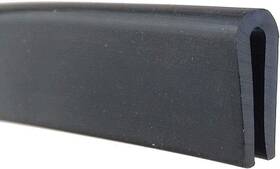 D044-10f M Seals Edge Trim Rubber Fits Up To 1/16 Inch 1.6mm Length 10 Feet Black