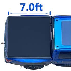 Spk97-nr098 Mamoru 7ft Soft Roll Up Tonneau Cover For 2008-2015 Nissan Titan Truck Bed