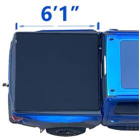 Spk97-nr150 Mamoru 6ft1 Inch Soft Roll Up Tonneau Cover For 2009-2012 Suzuki Equator Truck Bed