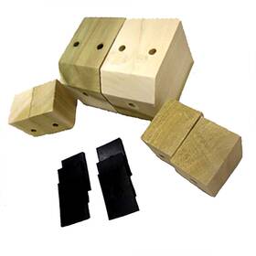 111722 Mar-k Chevrolet Chevy Gmc Truck Bed Mounting Blocks With Pads 1940-1946