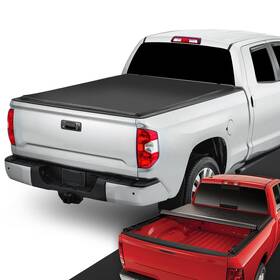Marshshore Msh-ttcru061 For 14-18 Toyota Tundra Fleetside 8 Ft Long Bed Vinyl Soft Roll Up Tonneau Cover