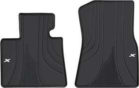 G05g06-003 Matericuo Car Floor Mats Custom Fit For Bmw Front G05/g06/g07 Black White