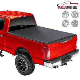 Maxcomotors 841808198700 Tonneau Cover Fits 2017-2024 Ford F250 F350 Superduty 6.75ft Bed Soft Roll Up