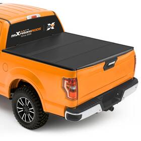 17z5ji Maxpeedingrods 5ft Hard Fold Truck Bed Tonneau Cover For Gmc Canyon 2015-2026 Fleetside With Led