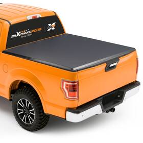2jw0gk Maxpeedingrods 6.5ft Bed Soft Roll Up Tonneau Cover For Ford F-150 Fleetside 15-2025 With Lamp