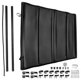 5rpkve Maxpeedingrods 5ft Bed Soft Pvc Roll Up Tonneau Cover For Nissan Frontier 2005-2025 Durable