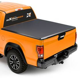 7dx1ip Maxpeedingrods 5.5ft Soft Roll Up Tonneau Cover For Toyota Tundra 2022-2024 Vinyl Black