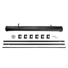 9defkh Maxpeedingrods 6.5ft Bed Tonneau Cover For Ford F-150 1997-04 Roll-up Soft With Lamp