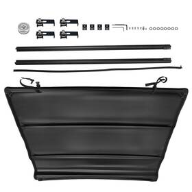 Al2e40 Maxpeedingrods 5ft Bed Soft Pvc Roll Up Tonneau Cover For Toyota Tacoma 2016-2023 With Led Lamp