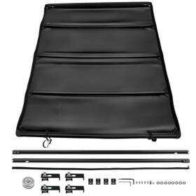 Maxpeedingrods Fvpze5 Tonneau Cover Soft Roll-up 5ft For Toyota Tacoma 2016-2023 Dustproof Vinyl