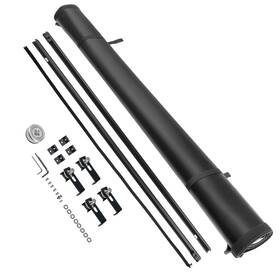G2d1pl Maxpeedingrods 5ft Roll Up Truck Bed Tonneau Cover For Toyota Tacoma Fleetside 2005-15 With Lamp