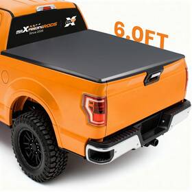 G6waxv Maxpeedingrods Roll Up Truck Bed Tonneau Cover For Honda Ridgeline 2017-2026 Uv Protection