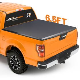 4-fold Maxpeedingrods Juxy9q 6.5ft Truck Cover For Chevy Silverado Gmc Sierra 2007-2013 With Led Lamp