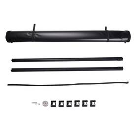 M6swbp Maxpeedingrods Bed Soft Vinyl Roll Up Tonneau Cover For Ford F-150 2009-2025 5.5ft Supercrew