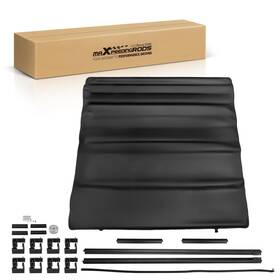 Opc72d Maxpeedingrods 8ft Pvc Cover For Chevy Silverado 1500 Gmc Sierra 2007-2013 Soft Roll-up Black