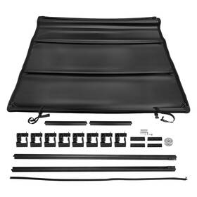 P3n9r4 Maxpeedingrods 8 Ft Roll Up Tonneau Cover For Ford F-250 F-350 Super Duty 17-2025 With Led Lamp