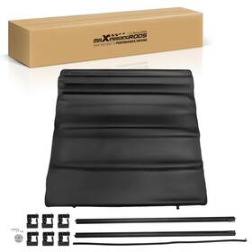 Prxpb4 Maxpeedingrods Bed Soft Roll Up Tonneau Cover 5.5ft Fit For Ford F-150 Supercrew 2009-2025