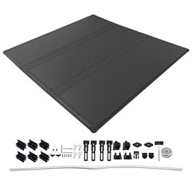 Maxpeedingrods Rvhz5d 5ft 3-fold Hard Truck Bed Tonneau Cover For Toyota Tacoma 2016-2026 Waterproof