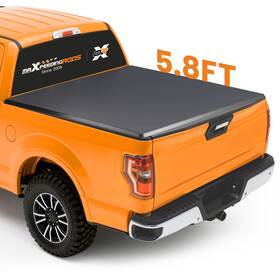 Maxpeedingrods S0pd96 4-fold Quad Truck Bed Tonneau Cover For Gmc Sierra 1500 5.8 2007-26 With Led Lamp