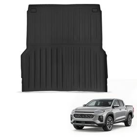 Maxpeedingrods S9qlk2 All Season Cargo Mat For Hyundai Santa Cruz 2022-2025 4.3ft Black Tpe Protection