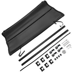 Sa3kcw Maxpeedingrods 5.5ft Tonneau Cover For Nissan Titan 2004-2015 Extra Short Bed Roll Up Design