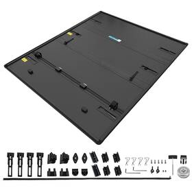 Maxpeedingrods Sj3gi2 6ft Hard 4-fold Truck Bed Tonneau Cover For Toyota Tacoma 2016-2024 With Lamp